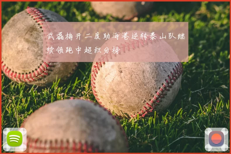 武磊梅开二度助海港逆转泰山队继续领跑中超积分榜